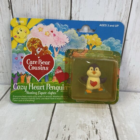 VTG Care Bear Cousins Cozy Heart Penguin "Skating Figure Eights" NIB - Picture 1 of 4